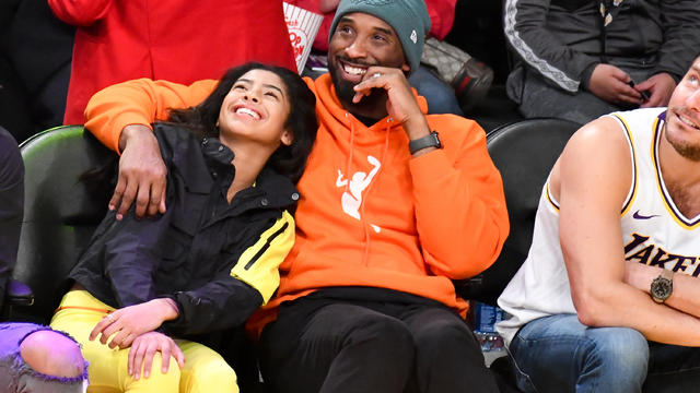 Celebrities At The Los Angeles Lakers Game 