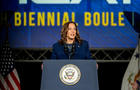 Vice President Kamala Harris Speaks At Sigma Gamma Rho Sorority's Boule In Houston 