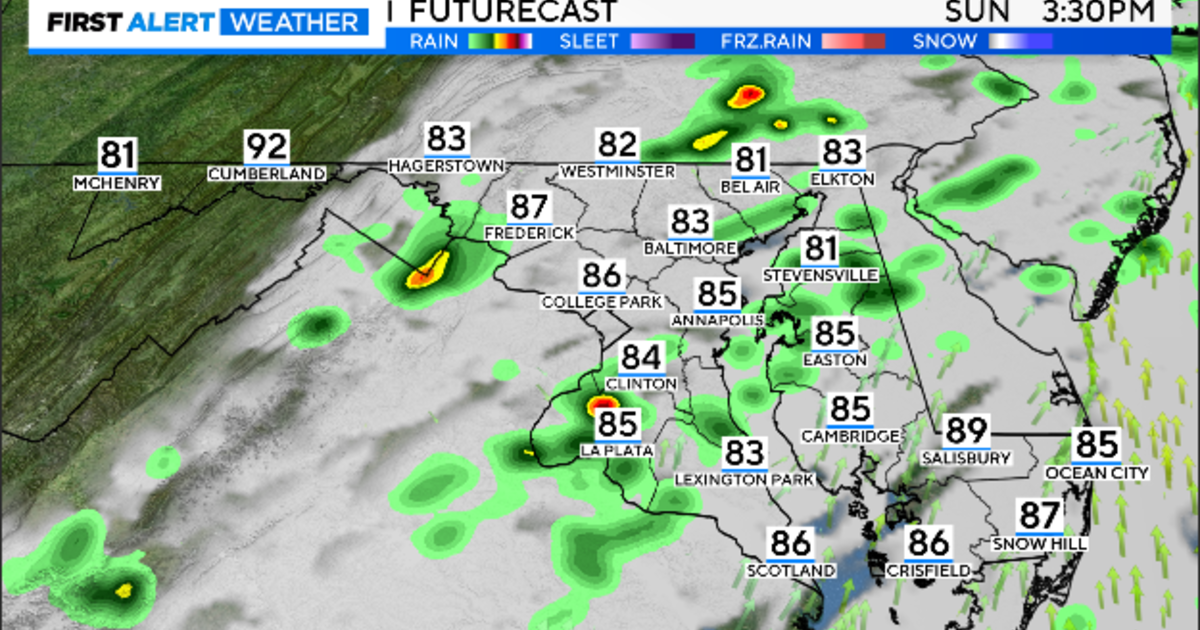Maryland Weather: Showers End, Steamy Start to the Week