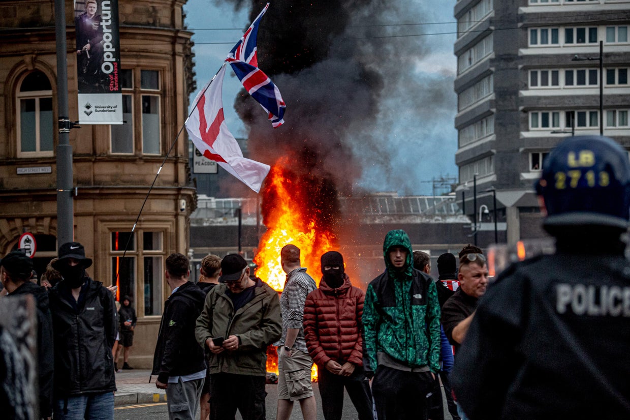 U.K. prime minister condemns far-right rioting sparked after fatal ...