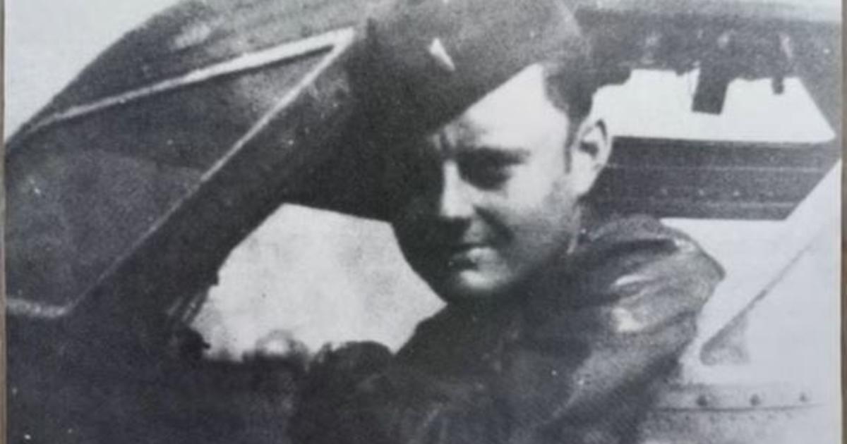 In 1944, a U.S. WWII pilot crashed in England during a secret mission. A search for his remains has revealed new clues.