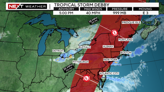 Tropical Storm Debby 