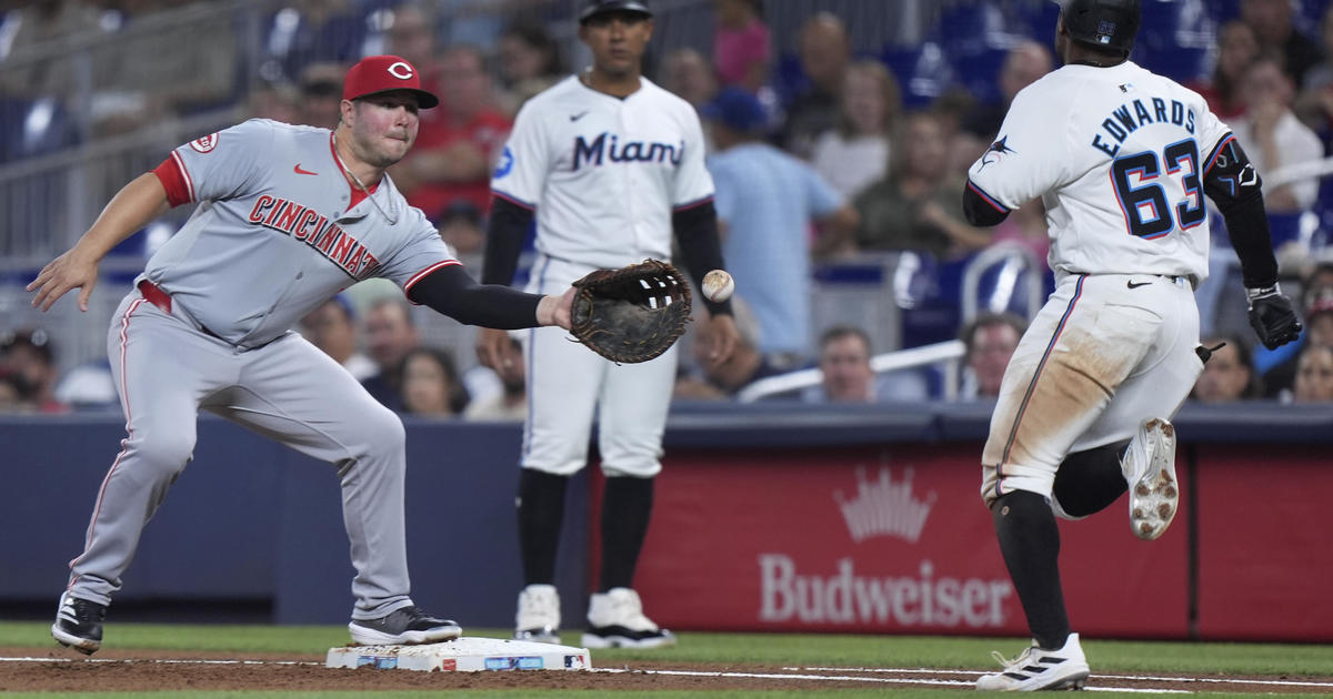 Reds overcome 480-foot homer to beat Marlins 10-3