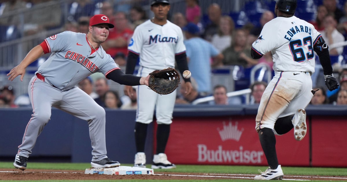 Reds overcome 480-foot homer to beat Marlins 10-3 Reds overcome 480-foot homer to beat Marlins 10-3