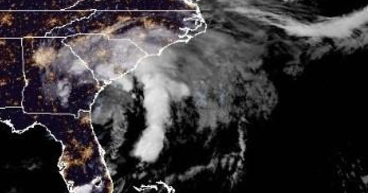 Slow moving Tropical Storm Debby could bring "catastrophic flooding" to parts of Georgia, South Carolina, forecasters say