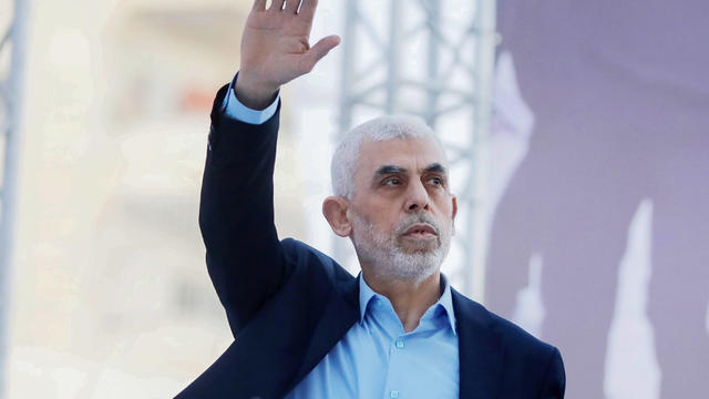 Yahya Sinwar, head of the Palestinian Islamic movement Hamas 