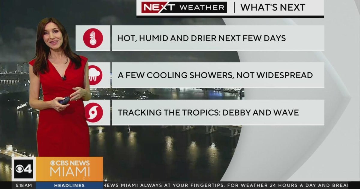 South Florida Weather for Wednesday 8/7/2024 5AM - CBS Miami