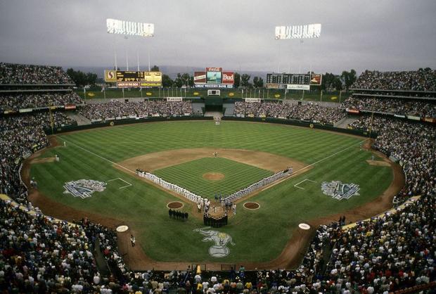 World Series:Oakland Athletics v San Francisco Giants, October 14, 1989 