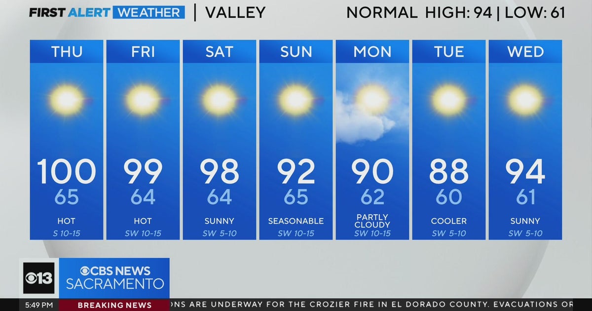 Wednesday evening weather forecast - Aug. 7, 2024