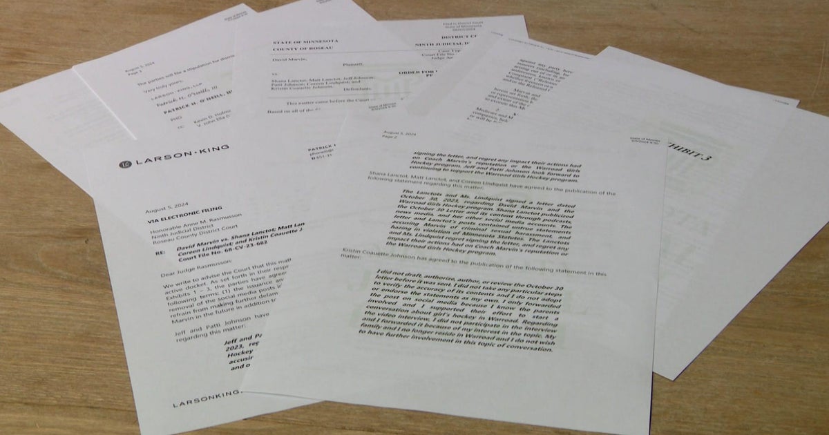 Parents of Warroad hockey players retract accusations against coach amid defamation lawsuit