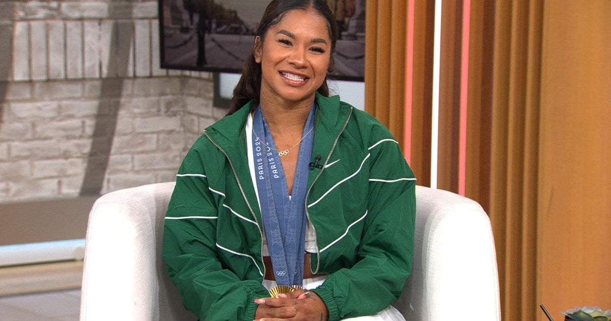 Jordan Chiles on winning bronze at Olympics