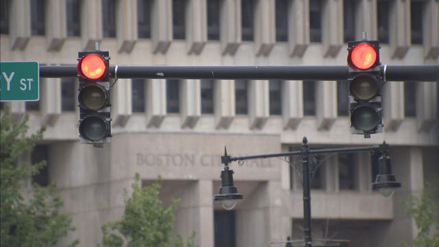 Traffic lights Boston 