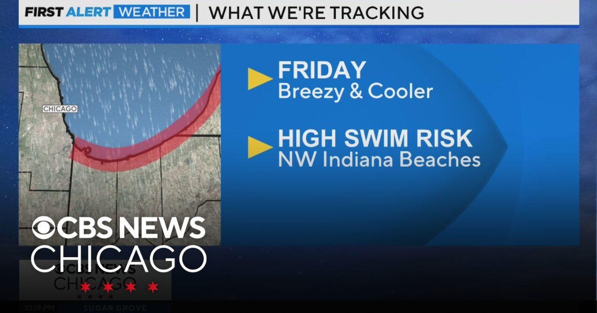 Breezy and cooler in Chicago on Friday - CBS Chicago