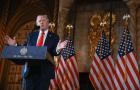 Republican Presidential Nominee Donald Trump Speaks To The Press In Palm Beach, Florida 