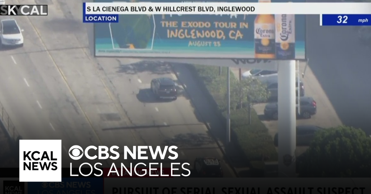 Serial sexual assault suspect leads LAPD on slow-speed chase around LAX ...
