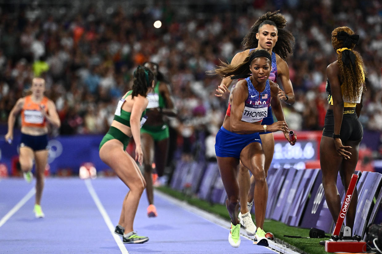 Team USA wins Olympic gold in men's and women's 4x400 relay CBS News