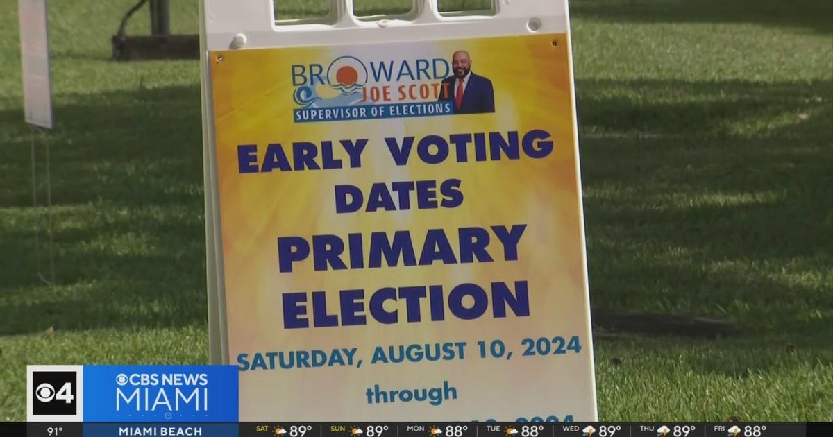 Early Voting Begins In Broward County For Florida Primary Cbs Miami
