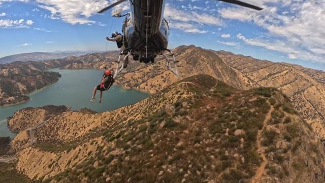 CHP helicopter hiker rescue 