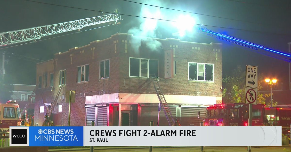 Fire destroys vacant University Avenue restaurant in St. Paul - CBS ...