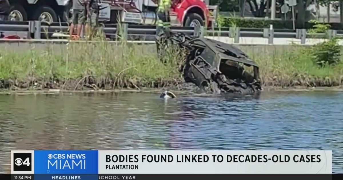 Human remains found in two cars pulled from Plantation canals