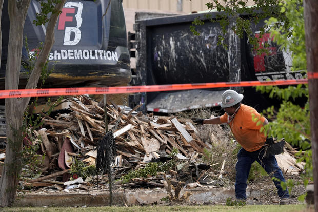 Church Shooting Texas Demolition 