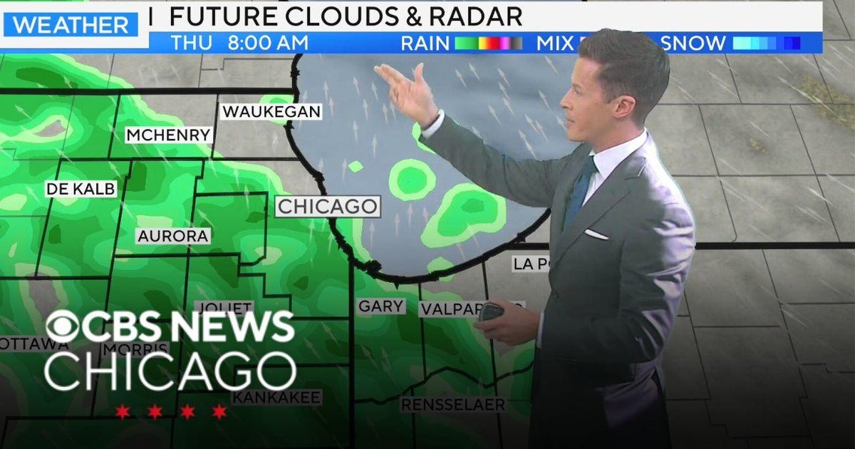 Storms to cover Chicago area on Thursday - CBS Chicago
