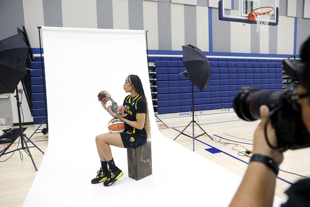 LA Sparks, WNBA, media day. 