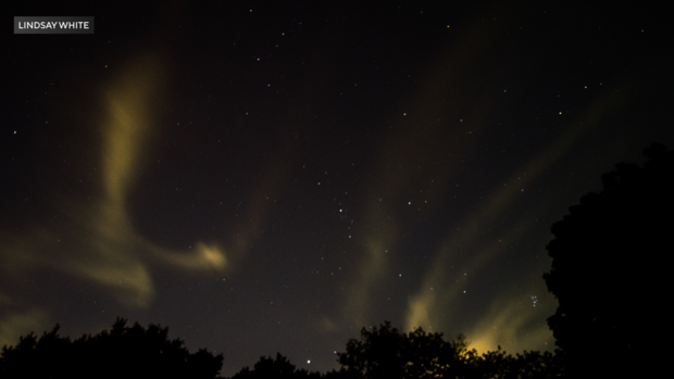 Northern lights in West Chester on Aug. 12, 2024 