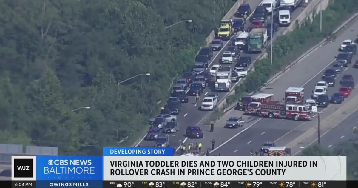 Toddler killed in Maryland crash after abducted in Virginia - CBS Baltimore