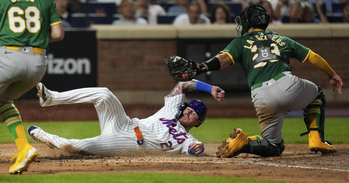 A’s lose 9-1, Mets end 4-game losing streak