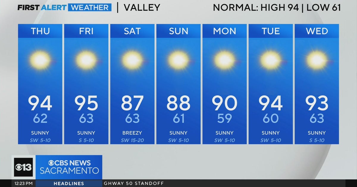 Thursday afternoon weather forecast - Aug. 15, 2024