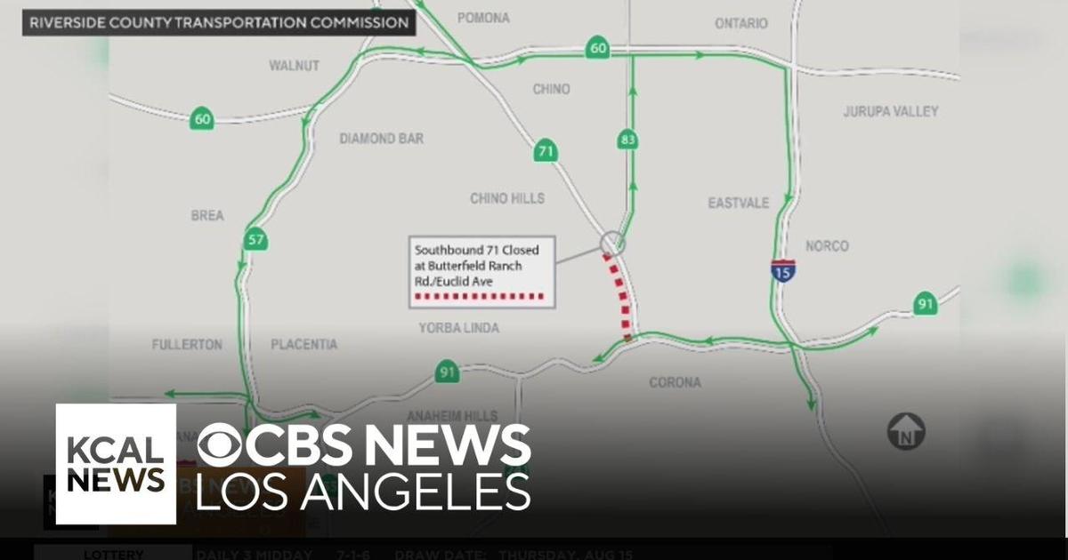 71 Freeway Closure Planned for Construction