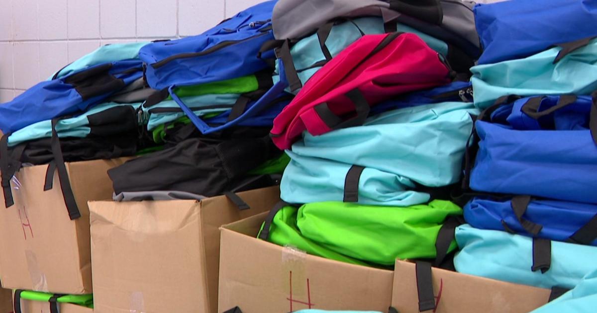 Nonprofit organization distributes free backpacks in Brooklyn Park to ease the financial burden of school supplies