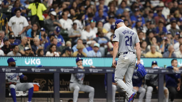 Dodgers Brewers Baseball 