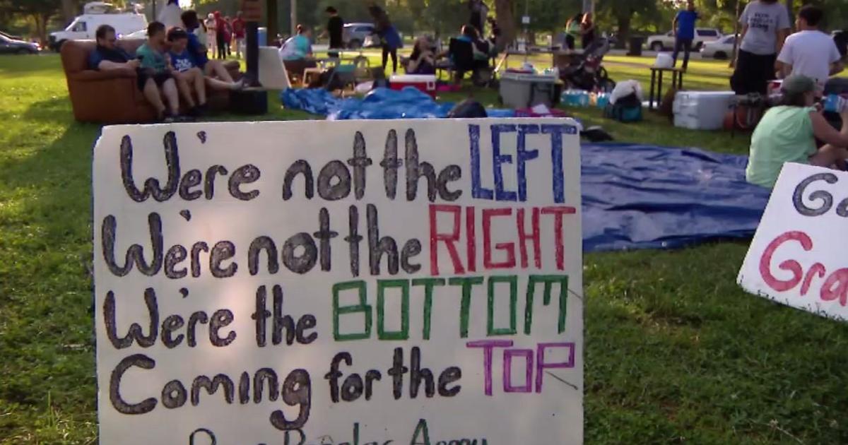 The Poor People’s Army camps in Humboldt Park ahead of the DNC protest