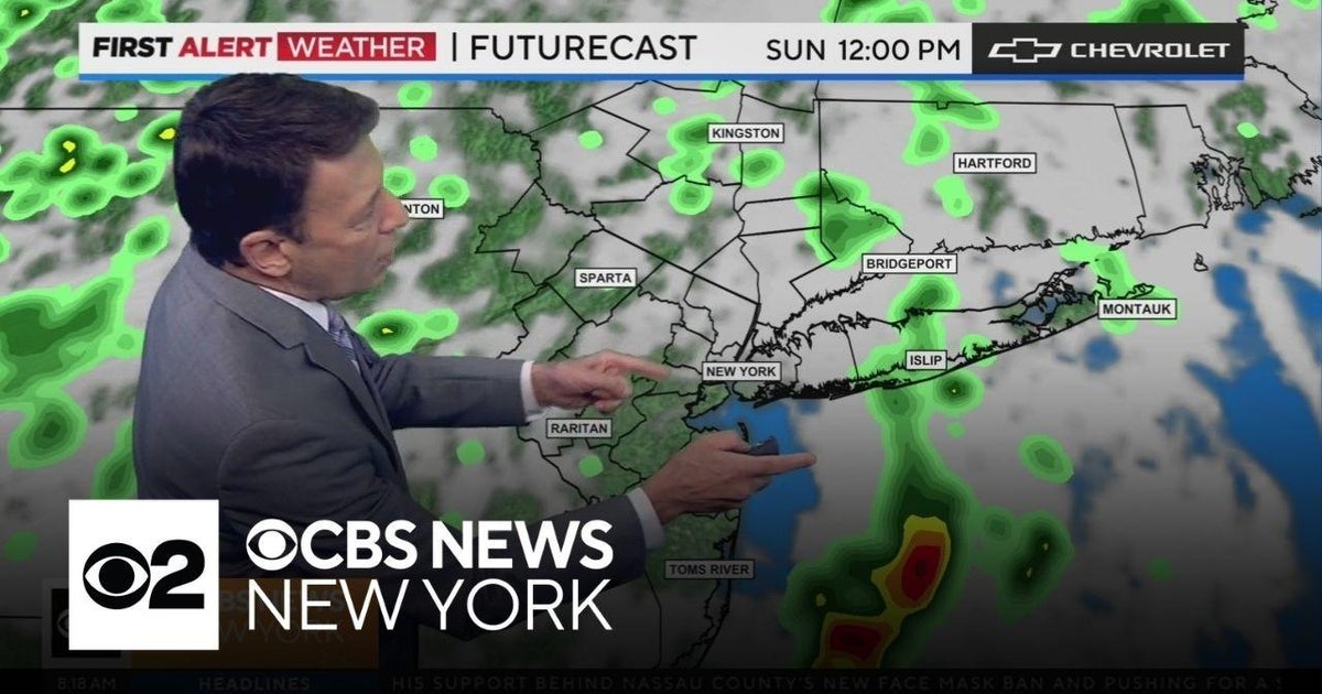 First Alert Weather: Rainy Sunday in the NYC area - 8/18/24 - CBS New York