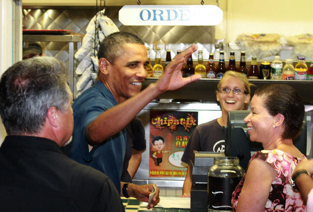 President Obama Vacations With Family On Martha's Vineyard 