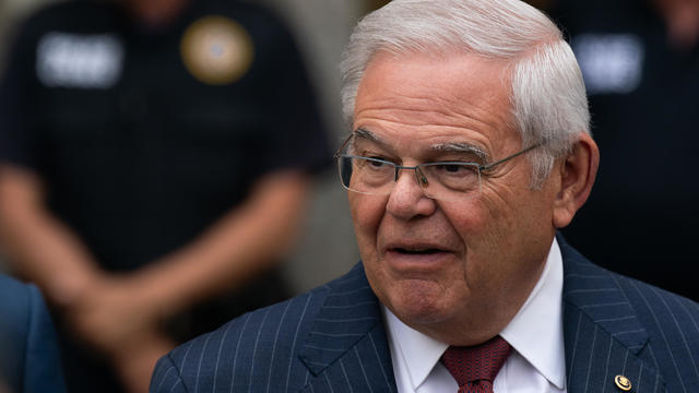 U.S. Senator Robert Menendez (D-NJ) trial in connection with an alleged corrupt relationship with three New Jersey businessmen, in New York City 