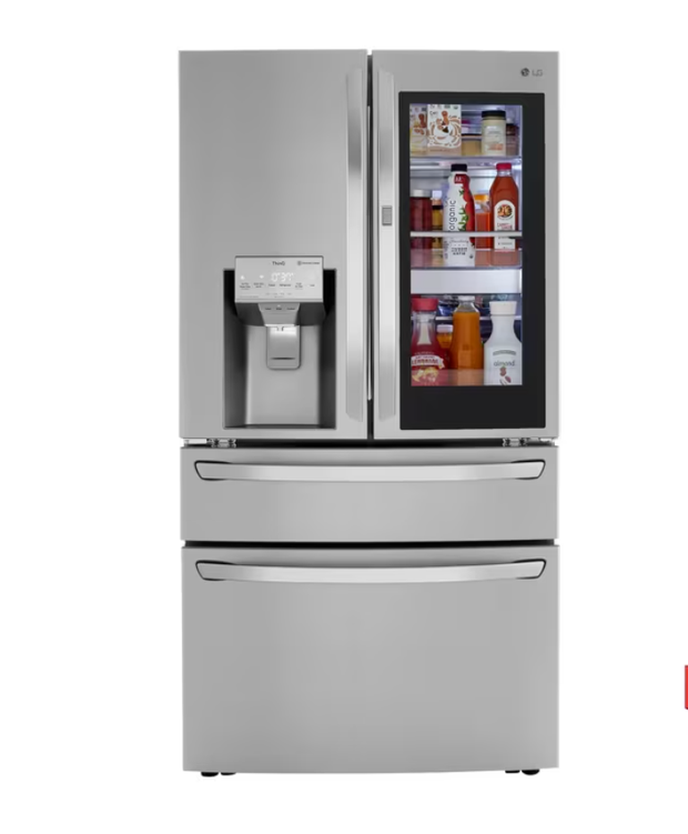 LG 26 cu. ft. Smart InstaView Counter-Depth MAX French Door Refrigerator