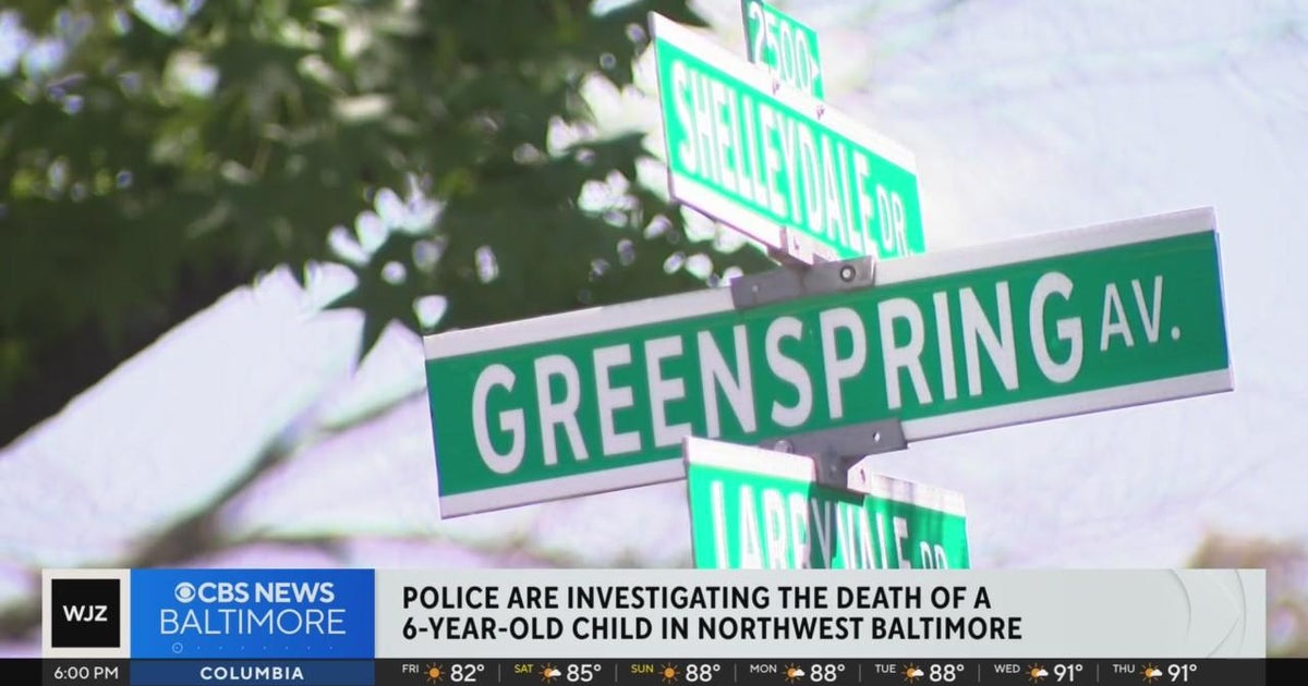 Suspicious death of 6yearold in Northwest Baltimore prompts