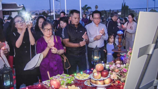 Candlelight Vigil for Long Pham 