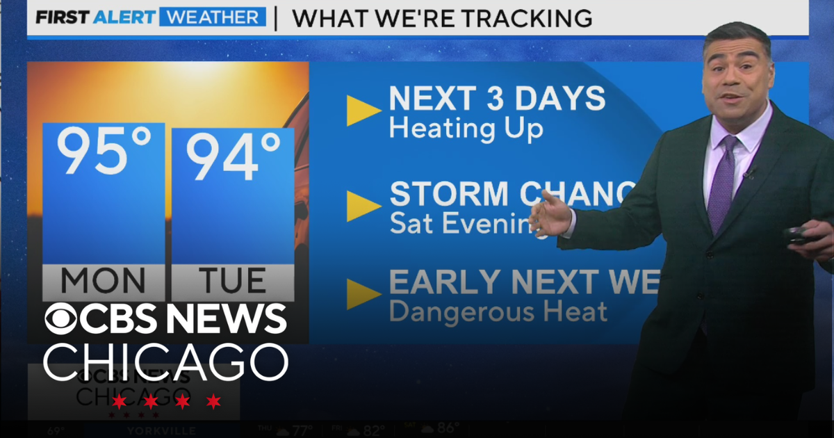 Heating up next three days in Chicago - CBS Chicago