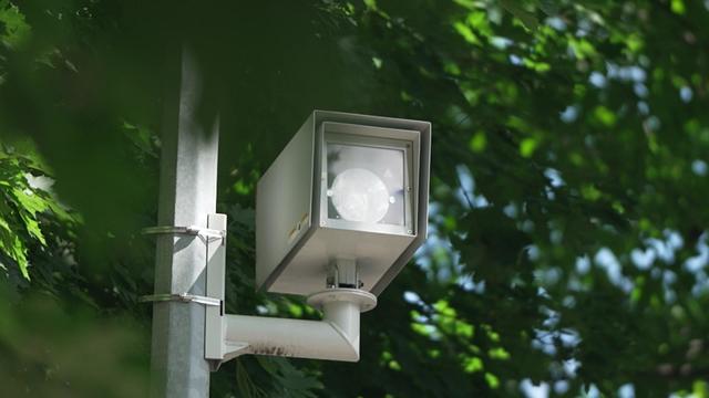 A speed camera in New York City 