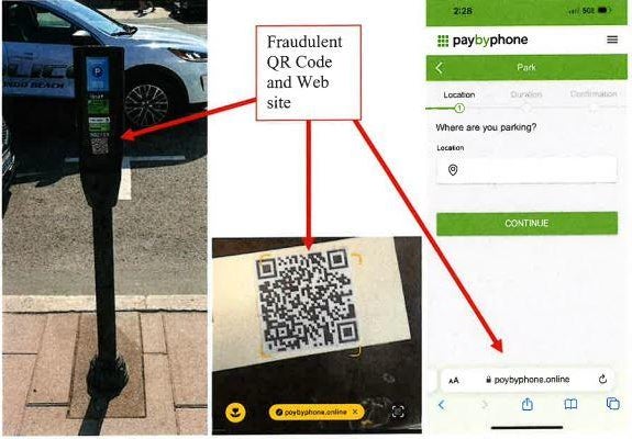 Redondo Beach police warn of scammers placing fake QR codes on parking ...