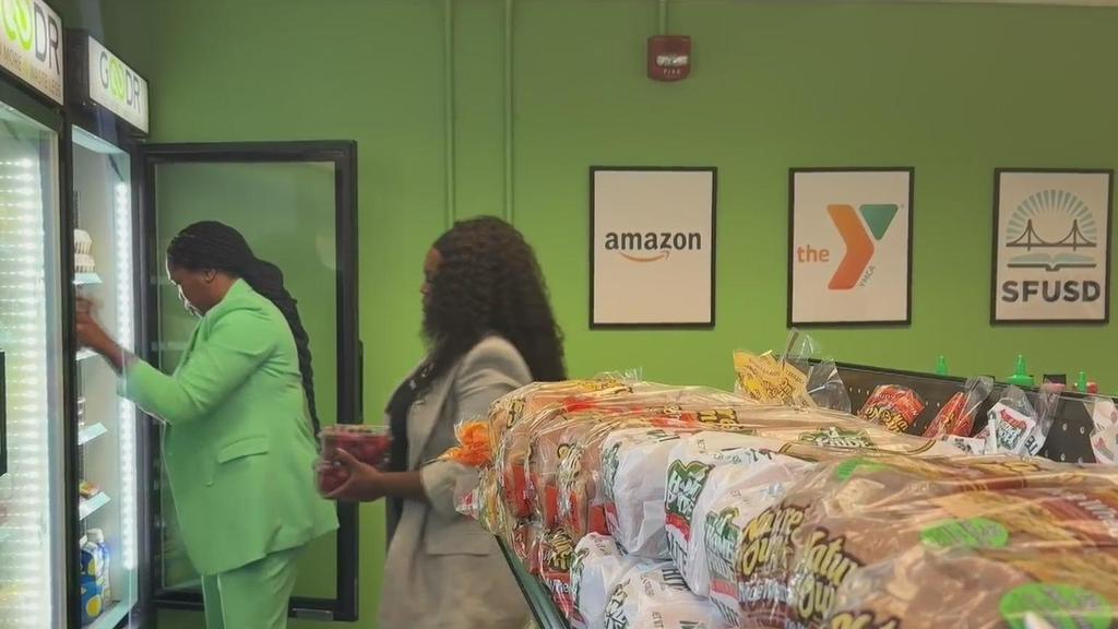 Free campus grocery store helps tackle food insecurity at San Francisco middle school