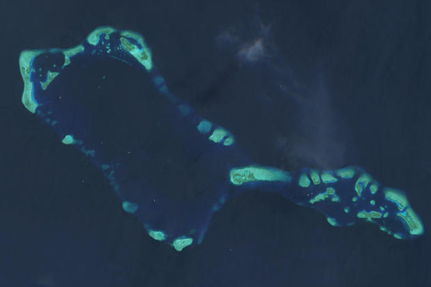 Satellite Imagery Of Sabina Shoal 