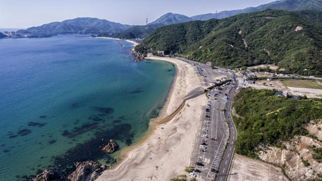 Japan Sea High angle View 