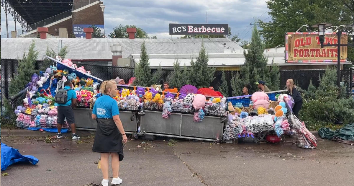 Minnesota State Fair storm damage Aug. 27, 2024