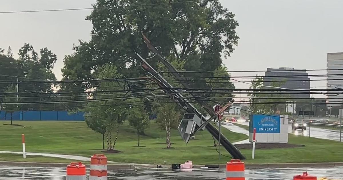 Several roads in Oakland County are closed due to downed power lines and trees after a storm moved through southeast Michigan