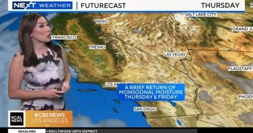 Amber Lee's Morning Weather (August 27) - CBS Los Angeles